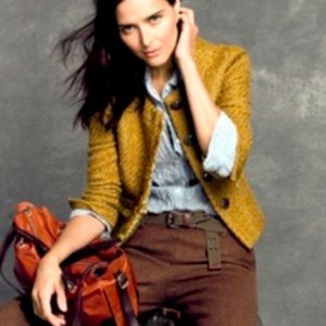 J. Crew Boucle Tweed Cropped Jacket